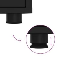 Нощно шкафче с чекмедже Черно 30,5 x 30 x 43 см Инженерно дърво