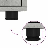 Нощни маси с чекмедже 2 pcs Циментено сиво 30,5 x 30 x 43 см