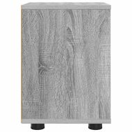 Нощно шкафче Сив Сонома 30,5 x 30 x 43 см Инженерно дърво