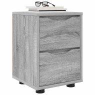 Нощни маси 2 pcs Сив Сонома 30,5 x 30 x 43 см Инженерно дърво