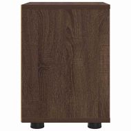 Нощни маси 2 pcs Кафяв дъб 30,5 x 30 x 43 см Инженерно дърво