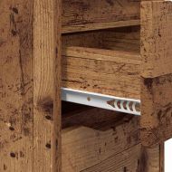 Нощни маси 2 pcs Старо дърво 30,5 x 30 x 43 см Инженерно дърво