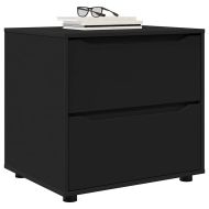 Шкаф за съхранение Черно 60 x 48 x 57 см Инженерно дърво