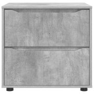 Шкаф за съхранение Циментено сиво 60 x 48 x 57 см