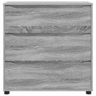 Шкаф за съхранение Сив Сонома 80 x 31 x 81 см Инженерно дърво