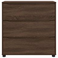Шкаф за съхранение Кафяв дъб 80 x 31 x 81 см Инженерно дърво