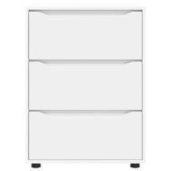 Шкаф за съхранение Бяло 60 x 48 x 81 см Инженерно дърво