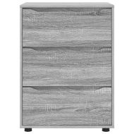 Шкаф за съхранение Сив Сонома 60 x 48 x 81 см Инженерно дърво