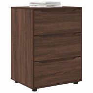 Шкаф за съхранение Кафяв дъб 60 x 48 x 81 см Инженерно дърво