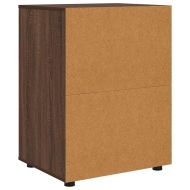 Шкаф за съхранение Кафяв дъб 60 x 48 x 81 см Инженерно дърво