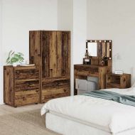 Шкаф за съхранение Старо дърво 60 x 48 x 81 см Инженерно дърво