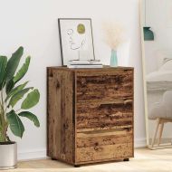 Шкаф за съхранение Старо дърво 60 x 48 x 81 см Инженерно дърво