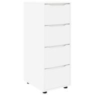 Шкаф за съхранение Бяло 40 x 48 x 105 см Инженерно дърво