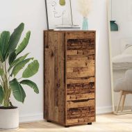 Шкаф за съхранение Старо дърво 40 x 48 x 105 см Инженерно дърво