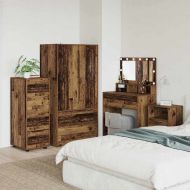 Шкаф за съхранение Старо дърво 40 x 48 x 105 см Инженерно дърво