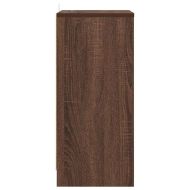 Нощно шкафче Кафяв дъб 40 x 30 x 467 см Инженерно дърво