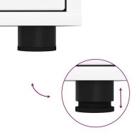 ТВ шкаф с чекмедже Бяло 100 x 48 x 43 см Инженерно дърво