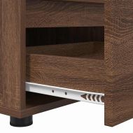 ТВ шкаф с чекмедже Кафяв дъб 100 x 48 x 43 см Инженерно дърво