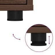 ТВ шкаф с чекмедже Кафяв дъб 100 x 48 x 43 см Инженерно дърво