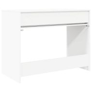 Бюро с чекмедже Бяло 100 x 50 x 78 см Инженерно дърво