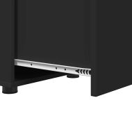 Шкаф за баня Черно 40,5 x 40 x 44 см Инженерно дърво