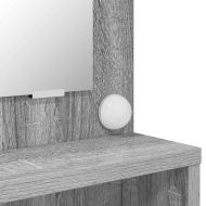 Тоалетки за спалня с чекмедже Сив Сонома 80 x 39,6 x 135 см