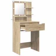 Тоалетки за спалня с чекмедже Сонома дъб 80 x 39,6 x 135 см