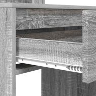 Тоалетки за спалня с чекмедже Сив Сонома 80 x 39,6 x 135 см