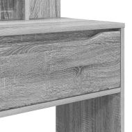 Тоалетки за спалня с чекмедже Сив Сонома 80 x 39,6 x 135 см