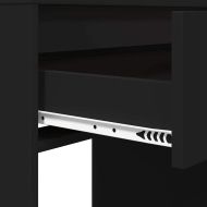 Тоалетки за спалня Черно 80 x 39,6 x 135 см Инженерно дърво