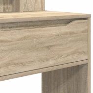 Тоалетки за спалня с чекмедже Сонома дъб 80 x 39,6 x 135 см