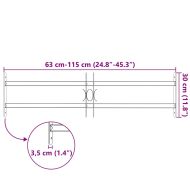 Регулируема решетка за прозорци с 2 напречни пръта 700-1050 мм