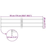 Регулируема решетка за прозорци с 3 напречни пръта 1000-1500 мм