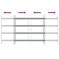 Регулируема решетка за прозорци с 4 напречни пръта 700-1050 мм