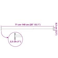 Регулируеми защитни пръти за прозорец, 3 бр, 710-1200 мм