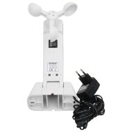 Сгъваем навес с Бяло 400 × 350 cm текстил