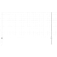 Ограда и колче Сребрист 1,2 x 10 m Стомана