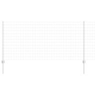 Ограда и колче Сребрист 1 x 10 m Стомана