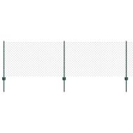 Ограда и колче Зелен 0,8 x 10 m Стомана