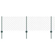 Ограда и колче Зелен 0,6 x 10 м Стомана