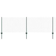 Ограда и колче Зелен 0,8 x 10 m Стомана