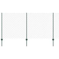 Ограда и колче Зелен 1,2 x 25 m Стомана