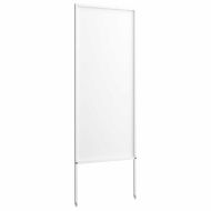 Екран за градинска неприкосновеност Бяло 50 x 140 см