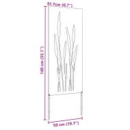 Екран за градинска неприкосновеност Маслиненозелен 50 x 140 см