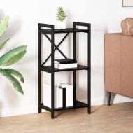 Рафт за книги Черния дъб 40 x 30 x 85 см Инженерно дърво