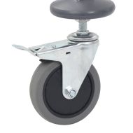 Кухненска количка за 16 табли 38x55x163 см инокс