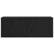 Комплект ТВ шкаф 3 pcs Черния дъб Инженерно дърво