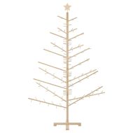 Дървено Коледно Дърво Естествен 180 cm Борово дърво масив