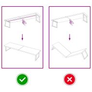 Стенен рафт тъмнокафяв 220x50x(2-6) см обработен масивен дъб