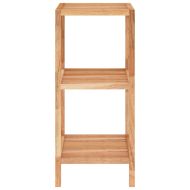 Етажерка за баня, 36x36x79 см, орехово дърво масив